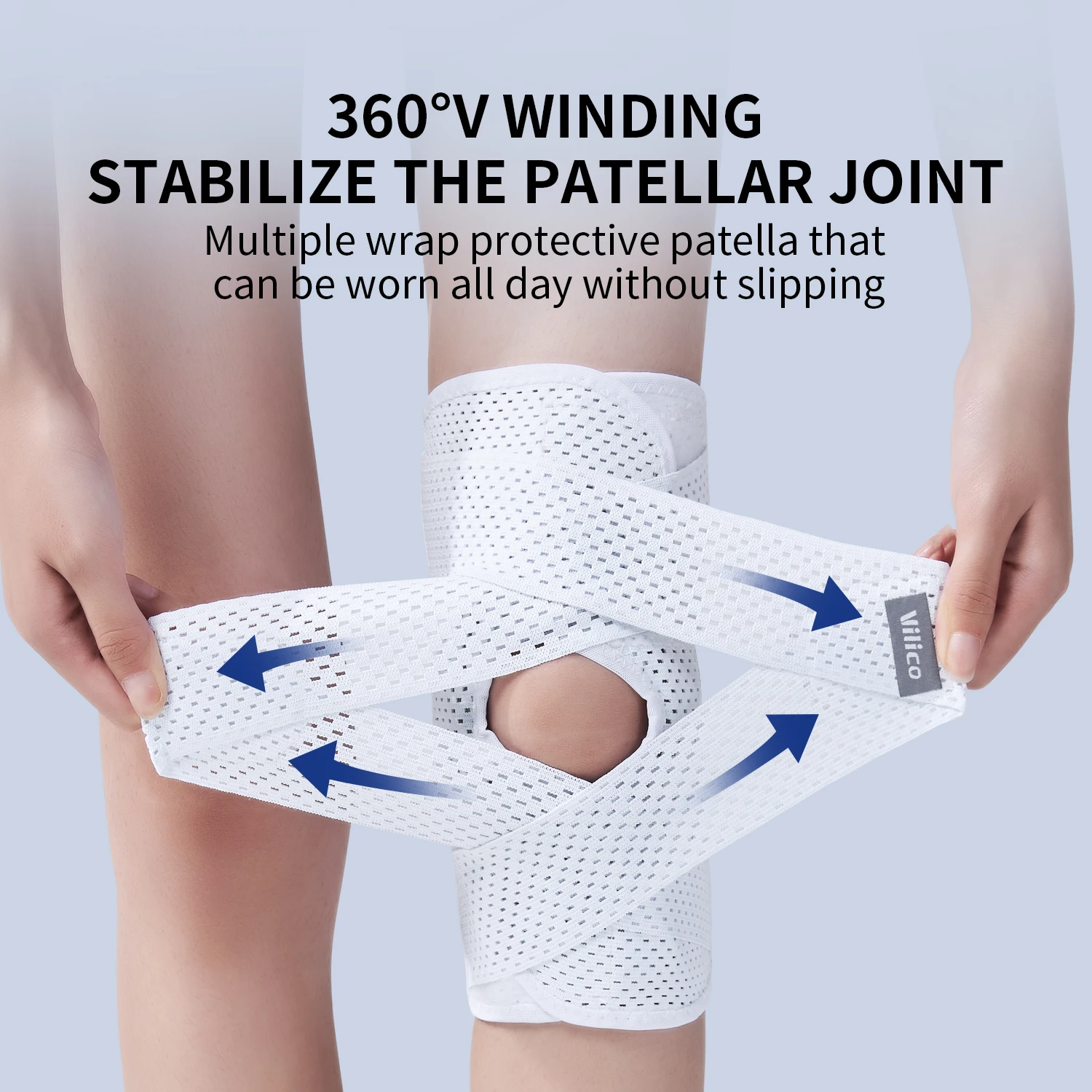 Knee Sleeve Pair - وسادات ركبة رياضية خارجية صيفية رفيعة