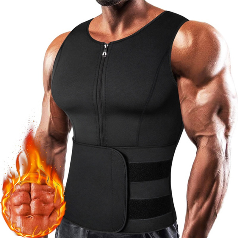 Crossfit Weight Vest - الرجال النيوبرين ساونا سستة مدرب خصر