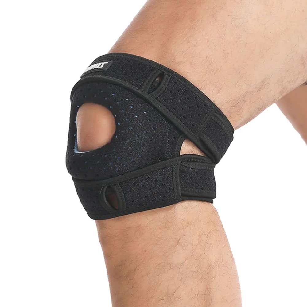 جديد 1 قطعة دعامة الركبة الرضف - مراجعة Knee Sleeve Pair وسعره