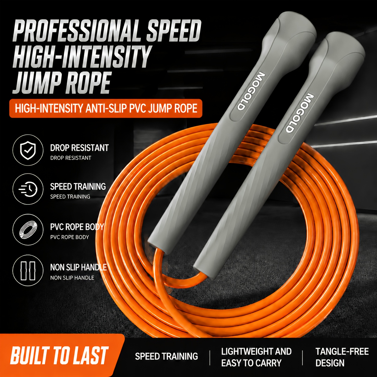 حبل قفز احترافي سريع - حبل تدر - مراجعة Skipping Rope Pvc وسعره