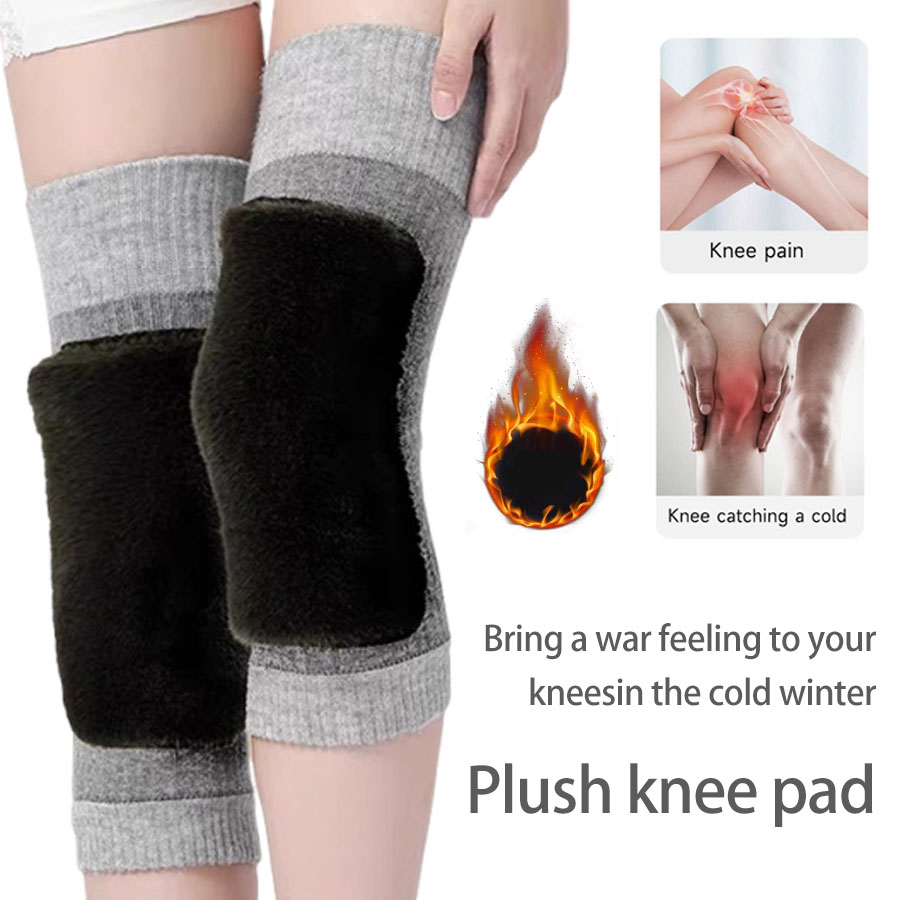 الشتاء الصوف دعامة الركبة منصا - مراجعة Knee Sleeve Pair وسعره