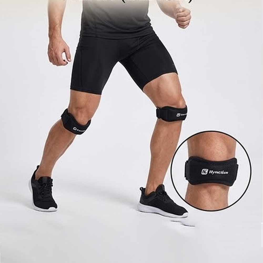 حزام حماية الرضفة الرياضي (قطع - مراجعة Knee Sleeve Pair وسعره
