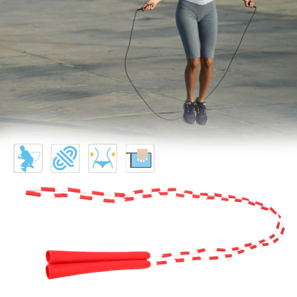 حبل قفز مزين بالخرز من مادة PV - مراجعة Skipping Rope Pvc وسعره
