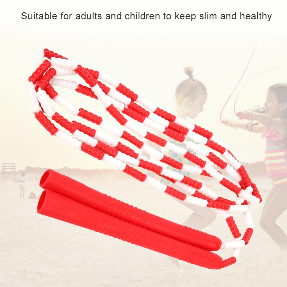 حبل قفز مزين بالخرز من مادة PV - مراجعة Skipping Rope Pvc وسعره