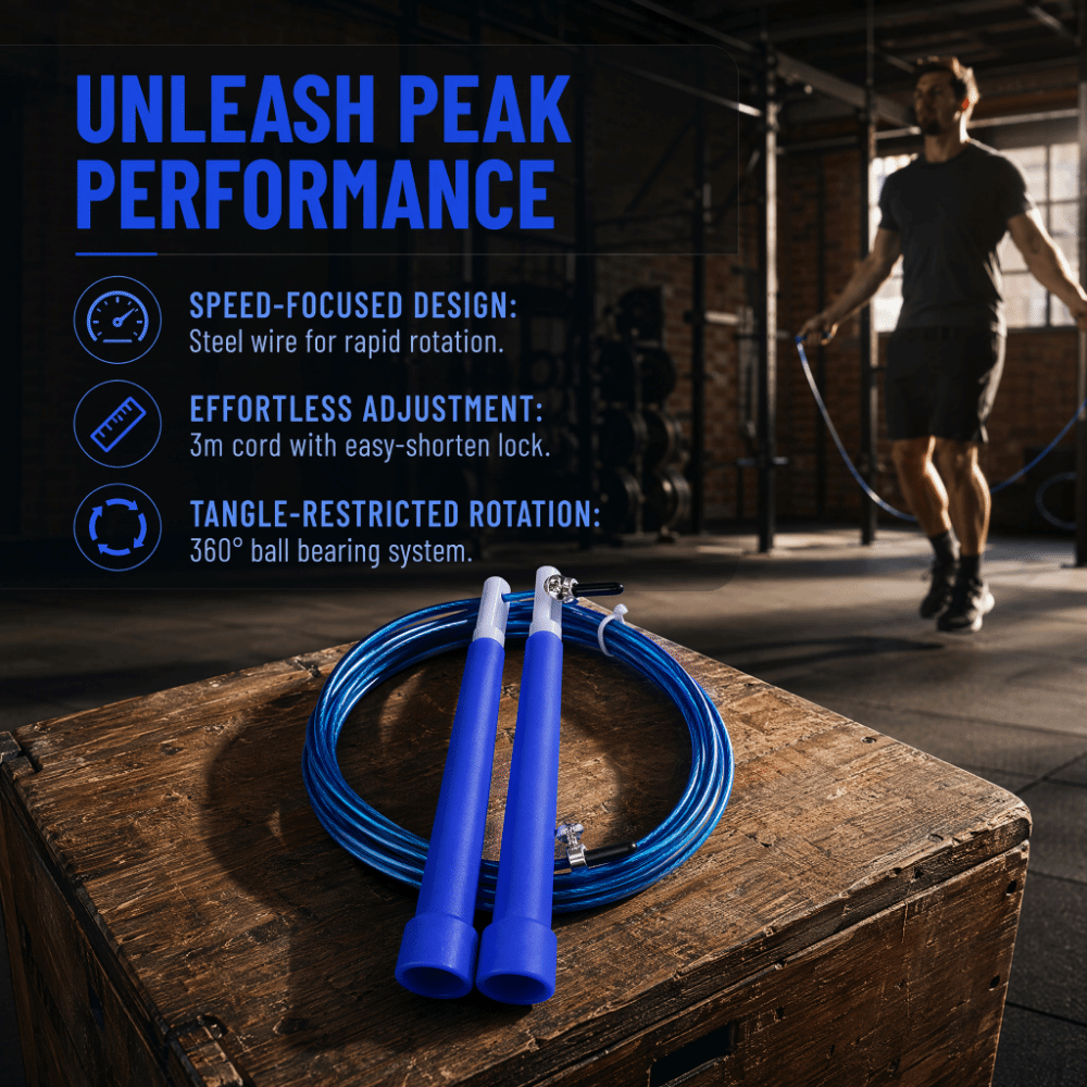 حبل قفز محمول من الفولاذ المقا - مراجعة Skipping Rope Pvc وسعره