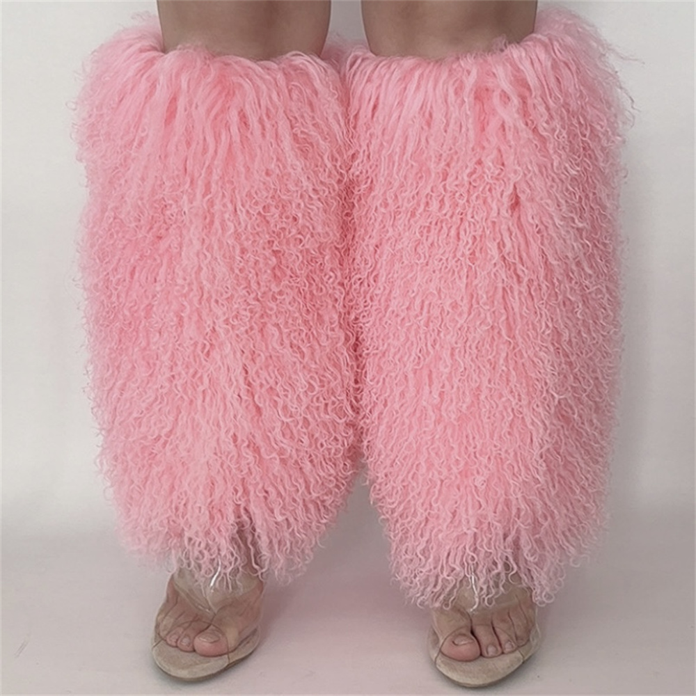 دفايات أرجل نسائية من الفرو ال - مراجعة Knee Sleeve Pair وسعره